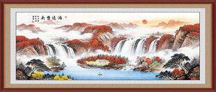 江山如画旭日东升