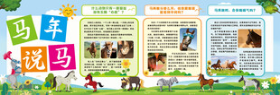 马年说马动物园宣传海报