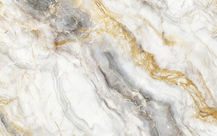 奢华金色白色大理石奢石岩板纹理