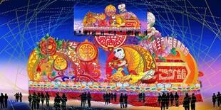 大型节日彩灯造型景观