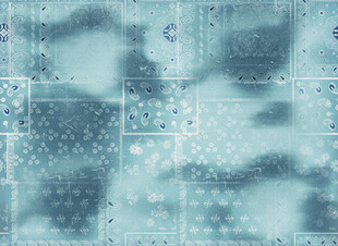 蓝调几何图案背景纹理