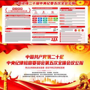 二十届中央纪委五次全会