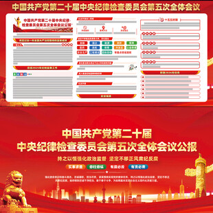 二十届中央纪委五次全会