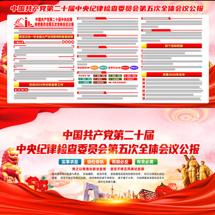 二十届中央纪委五次全会公报