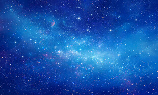 梦幻蓝色星空背景图