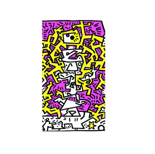 波普艺术抽象涂鸦风格