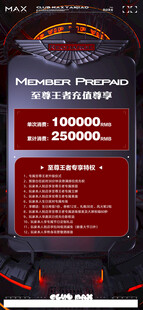 酒吧会员充值海报