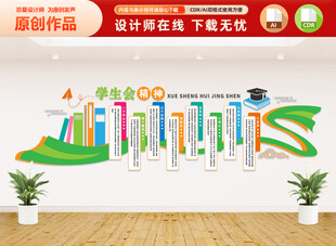 学生会精神文化墙