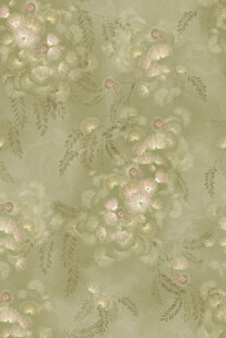 淡绿色花卉纹理背景图