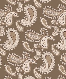 复古佩斯利花纹背景图案