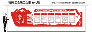 工会职工之家文化墙