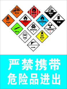 严禁携危险品