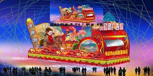 精美传统彩灯造型展示