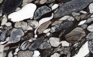 多彩鹅卵石特写