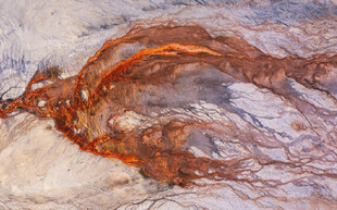 红褐色大理石石纹