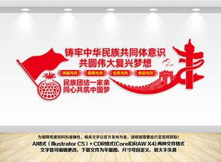 民族团结文化墙