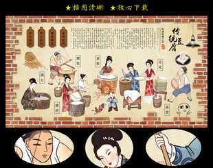 豆腐文化背景墙