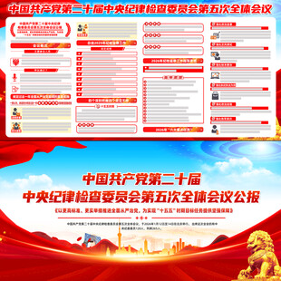 二十届中央纪委五次全会