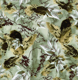 迷彩树叶图案布料纹理