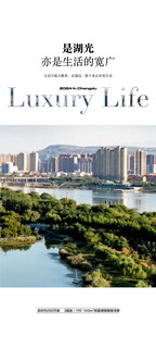 湖光生活一线湖景学府大盘海报