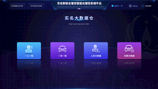 科技界面展示多样功能模块