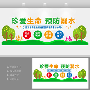 防溺水文化墙宣传标语
