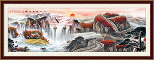 中堂山水画