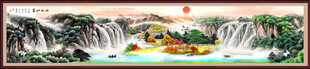巨幅山水画