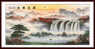 旭日东升国画