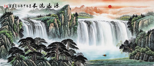 聚宝盆风水画