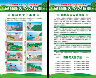 森林防火海报
