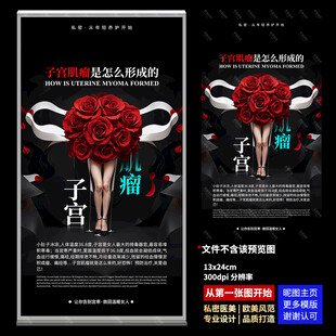 私密海报 女性保养 子宫海报图
