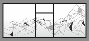 抽象几何线条图