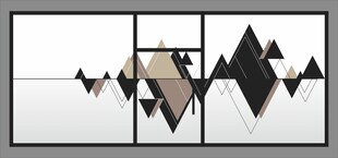几何抽象艺术装饰画