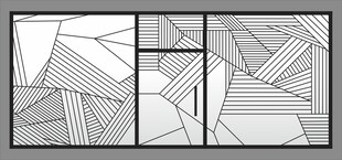 几何抽象拼接图案设计