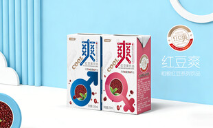 红豆爽粗粮谷饮品 畅享夏日滋味