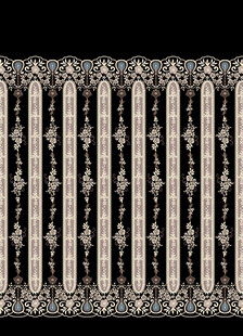 复古条纹花纹图案设计