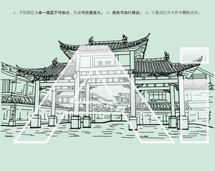 温汤古井泉街