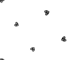 黑色图案散布于白色背景