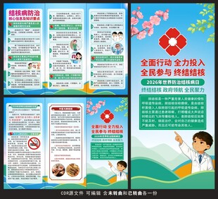 2026结核病日三折页