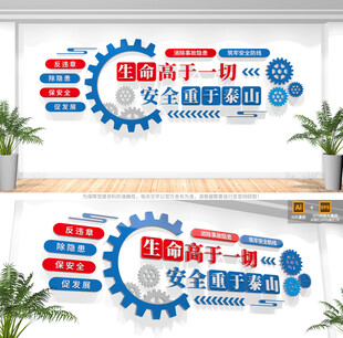 安全生产标语文化墙
