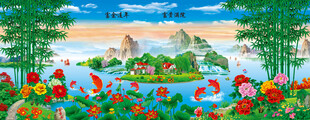 美丽花园景观图
