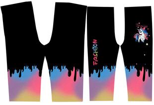 多彩渐变运动裤套装