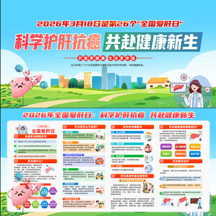 全国爱肝日展板
