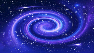 梦幻螺旋星空背景图