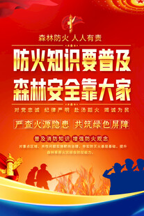 森林防火海报