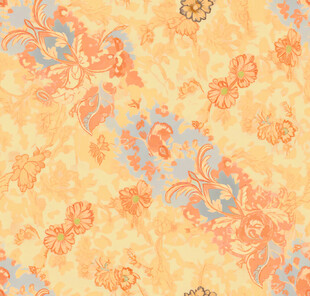 复古花卉图案布料纹理