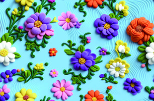 大牌立体花
