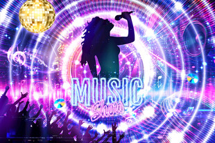 动感酷炫酒吧KTV音乐派对背景