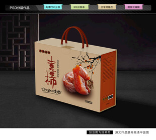 柿饼礼盒 蜜饯包装